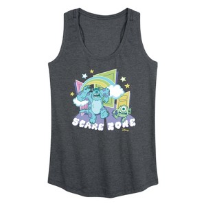 Women's - Disney - Scare Zone In The Clouds Graphic Racerback Tank - 1 of 4