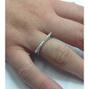 Pompeii3 1/5CT Diamond Bar Ring 10K White Gold - 3 of 4