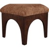 Meridian Furniture,Lawson Chenille Fabric Upholstered Ottoman - 3 of 4