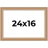 PosterPalooza | Weathered Yellow Picture Frame - UV Acrylic, Backing Board, Hanging Hardware Included - 2 of 4