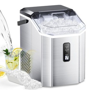 Kismile 33-lbs. Ice Per day Countertop or portable Nugget/Pebble Ice Maker - 1 of 4