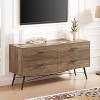 TIRAMISUBEST 4-Drawer Chest - Walnut Brown Mobile File Cabinet - 4 of 4