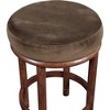 Meridian Furniture,Monette Brown Velvet Counter Stool - 3 of 4