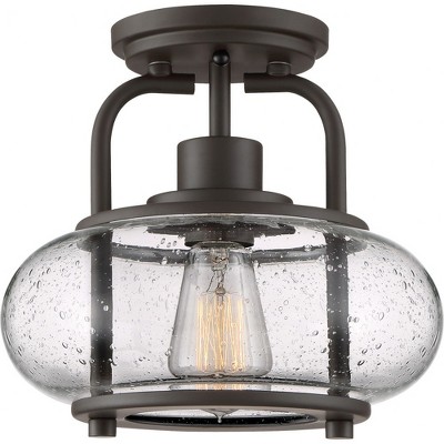 Quoizel Lighting Trilogy 1 - Light Semi-Flush Mount in  Old Bronze