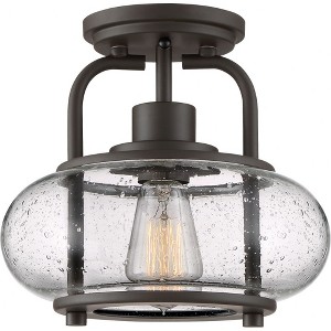 Quoizel Lighting Trilogy 1 - Light Semi-Flush Mount in  Old Bronze - 1 of 3