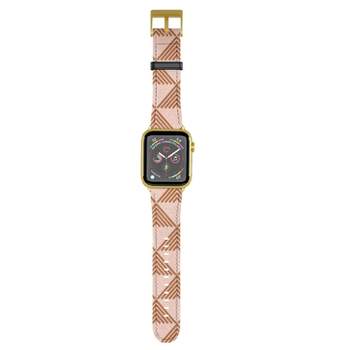June Journal Triangular Lines in Terracotta 38mm/40mm Silver Apple Watch Band - Society6