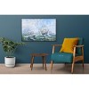 Old Modern Handicrafts Channel Fleet Canvas Painting – Hand-Painted Storm Scene, Framed, 47"x31" - 4 of 4