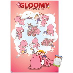 Trends International Gloomy Bear - Dreaming Unframed Wall Poster Prints - 1 of 4