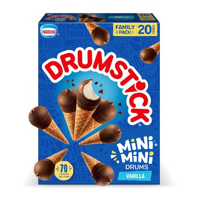 Nestle Drumstick Mini Drums Sundae Cones Vanilla - 16.9 fl oz/20ct