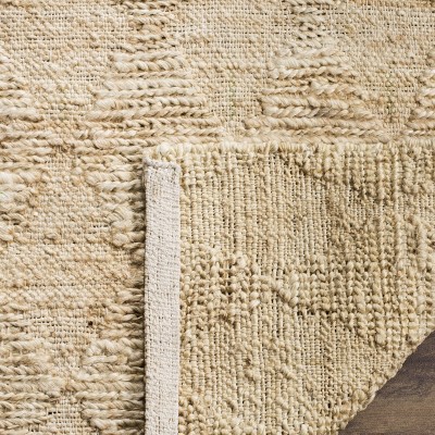 Gray Hand-Knotted Reversible Jute 4' x 6' Rug