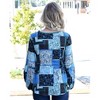 Women's Bohemian Floral Print Patchwork Top - Shewin Inc. - 2 of 2