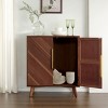 Art Leon 2-Door Wood Sideboard with Storange - 3 of 4