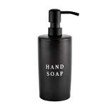 Sweet Water Decor Black Stoneware Hand Soap Dispenser - 15oz