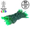 Novelty Lights M5 LED Christmas String Lights 50 Mini Bulbs (Green Wire, 25 Feet) - 3 of 4