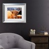 Trademark Fine Art - Nathan Larson Highland Cow Sunshine Matted Framed Art - 2 of 4