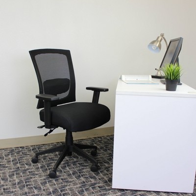 Multi - Function Mesh Back Chair Black - Boss