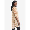 Jessica London Women's Plus Size Sheer Georgette Mega Tunic - 4 of 4