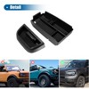 Unique Bargains Dashboard Organizer Insert Tray Armrest Storage Box for Ford Bronco Sport Black 2 Pcs - image 4 of 4