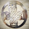 Slickblue Decorative Celtic Wall Art – Irish Steel Shamrock Leaf or Celtic Cross Design, 12", 5 Finishes - 2 of 4