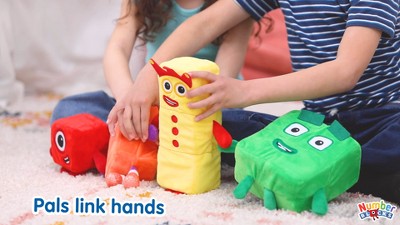 Numberblocks Three and Four Plush Playful Pals Set