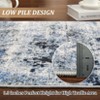 coucheta Multi-size Washable Area Rug, Modern Abstract Non-Slip Soft Low Pile Non Shedding Print Pattern Carpet, for Living Room, Bedroom, Dining - 4 of 4