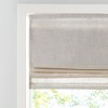 Linen Blend Light Filtering Cordless Roman Shade Natural 29x64in - 3 of 4