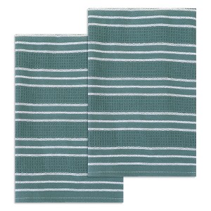 Unique Bargains Cotton Waffle Soft Absorbent Kitchen Towels 26 x 18 Inch - 1 of 4