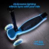 Joyfy LED Light-Up Scooter for Kids - Adjustable 4-Position Handlebar, Lean-to-Steer Control & Wide Anti-Slip Deck (Max 110 lbs Capacity) - 2 of 4