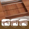 Extendable Dining Table for 6-10 Person, 55'' to 80'' Wood Kitchen Table - 4 of 4