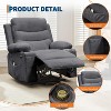 Coucheta Power Lift Recliner Chair - Heated Massage, Oversized Electric Recliner with Cup Holders (38"W) - 4 of 4