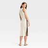 Women's Openwork Midi Sweater Dress - Universal Thread™ Cream - 2 of 3