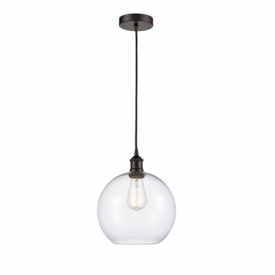 Athens - 1 Light Mini Pendant In Industrial Style-12.75 Inches Tall and 10 Inches Wide