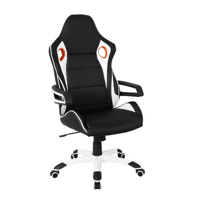 Racing Style Home & Office Chair Black - Techni Mobili