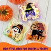 Wrapables Transparent Self-Adhesive 4" x 4" Candy and Cookie Bags for Party Favors, Trick or Treating (100pcs), Halloween - 3 of 4