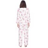 Casual Nights Women's Flannel Long Sleeve Button Down Pajama Set - 4 of 4