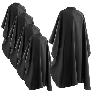 Salon Sundry Professional Nylon Hair Salon Cape with Snap Closure - 50 inch x 60 inch, Black - 1 of 4