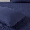 PAGED Queen Bedspread Set Split Corner Pleated Quilted 3 Piece Bedding Sets, Bed in a Bag with 1 Bedspread and 2 Pillowcases for Bedroom - 4 of 4
