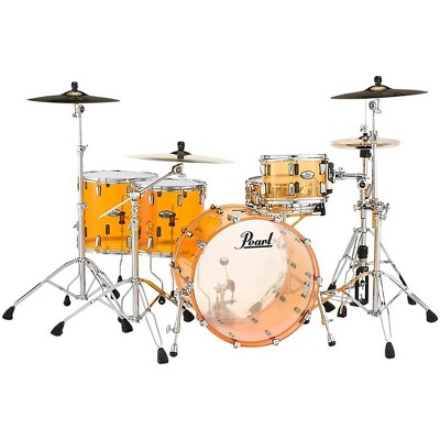 Pearl Crystal Beat 4-Piece Rock Shell Pack Tangerine Glass