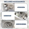 Undermount Kitchen Sink,Stainless Steel Workstation Kitchen Sinks with Built-In Accessories,10" Deep Single Bowl Kitchen Sink Basin - 4 of 4