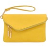 BEAFUP Envelope Wristlet Clutch Crossbody Bag with Detachable Chain Strap, Faux Leather Purse with Magnetic Snap Flap and Hardware - 2 of 4