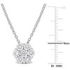 EVERLY JEWELRY | Sterling Silver 1 CT TW Lab Grown Diamond Fashion Pendant With Chain, 17-inch - 3 of 4