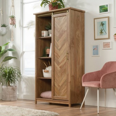 Sindoori Mango Brown Adjustable Shelving Storage Cabinet