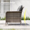 Sonkuki 2 Piece Patio Chairs Set, Wicker Chairs Set with Thick Cushions, Outdoor Furniture Set for 2 - 4 of 4