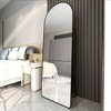 LOVMOR Arched Full Length Mirror with Stand, Full Body Mirrors  for Bedroom, Cloakroom, Floor Standing, Hanging or Leaning - 3 of 4