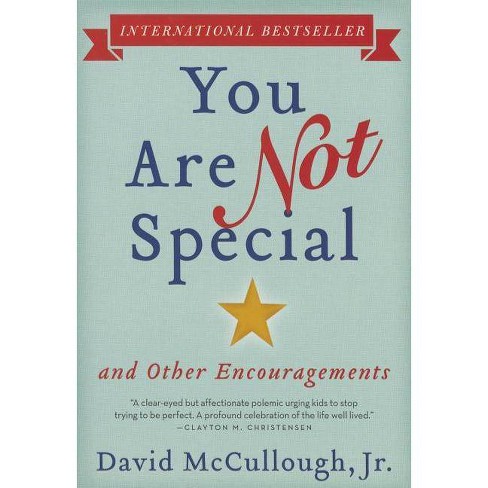 You Are Not Special By David Mccullough Jr Paperback Target