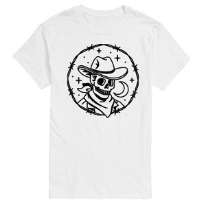 Men's - Country Casuals - Skeleton Cowboy Short Sleeve Graphic T-Shirt - 1 of 4