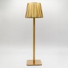 National Brand Portable and Rechargeable LED Touch Lamp with Pleated Shade - 3 of 3