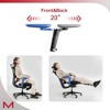 Dsvimoy Task and Office Chair Ergonomic Office Chair with Adaptive Lumbar Support and Retractable Footrest for Office, Black, 30.7"*15.7"*23.23" - 2 of 4