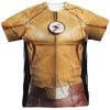 Men's Flash Kid Flash Uniform (Front Back Print) Short Sleeve Costume T-Shirt - 2 of 4
