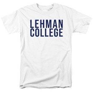 Men's Lehman College Official Stacked T-Shirt - 1 of 4
